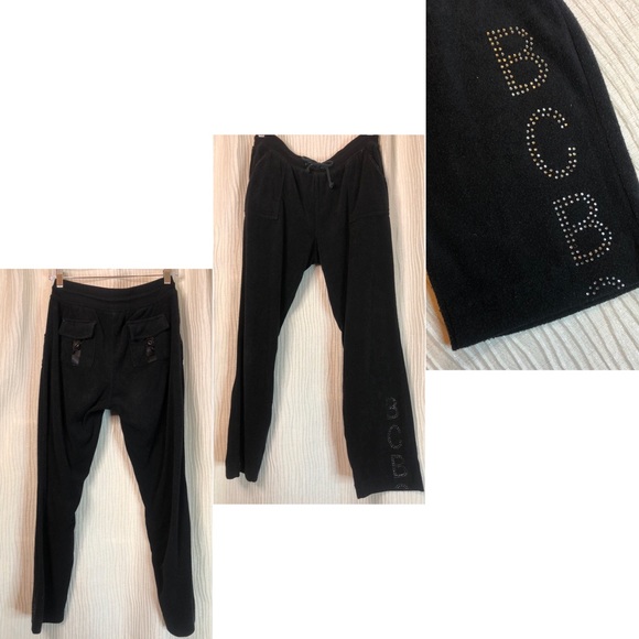 BCBG Terry cloth drawstring pants - Picture 2 of 4